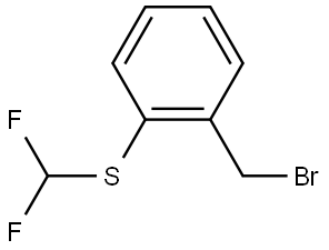 2-(DIFLUOROMETHYLTHIO)BENZYL BROMIDE Struktur