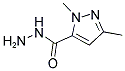 2,5-DIMETHYL-2 H-PYRAZOLE-3-CARBOXYLIC ACID HYDRAZIDE Struktur