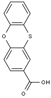 PHENOXATHIIN-2-CARBOXYLIC ACID Structure