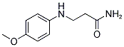 3-[(4-METHOXYPHENYL)AMINO]PROPANAMIDE Structure