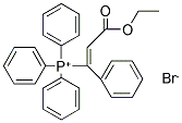 ((2-(ETHOXYCARBONYL)-1-PHENYL)ETHENYL)TRIPHENYLPHOSPHONIUM BROMIDE Struktur
