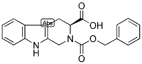 N-ALPHA-CARBOBENZOXY-1,2,3,4-TETRAHYDRONORHARMAN-3-CARBOXYLIC ACID Struktur