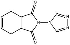 2-(4H-1,2,4-TRIAZOL-4-YL)-3A,4,7,7A-TETRAHYDRO-1H-ISOINDOLE-1,3(2H)-DIONE Struktur