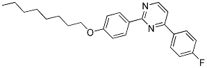 4-(4-FLUOROPHENYL)-2-[4-(OCTYLOXY)PHENYL]PYRIMIDINE Struktur
