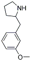 2-(3-METHOXYBENZYL)PYRROLIDINE Struktur