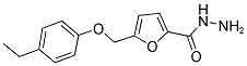 5-(4-ETHYL-PHENOXYMETHYL)-FURAN-2-CARBOXYLIC ACID HYDRAZIDE Struktur