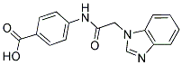 4-(2-BENZOIMIDAZOL-1-YL-ACETYLAMINO)-BENZOIC ACID Struktur