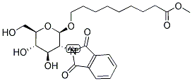 8-METHOXYCARBONYLOCTYL-2-DEOXY-2-PHTHALIMIDO-BETA-D-GLUCOPYRANOSIDE Struktur