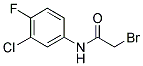 2-BROMO-N-(3-CHLORO-4-FLUOROPHENYL)-ACETAMIDE Struktur