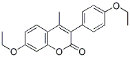 7-ETHOXY-3-(4'-ETHOXYPHENYL)-4-METHYL COUMARIN Struktur