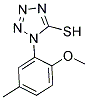 1-(2-METHOXY-5-METHYL-PHENYL)-1H-TETRAZOLE-5-THIOL Struktur