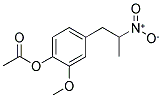 1-(3-METHOXY-4-ACETOXYPHENYL)-2-NITROPROPANE Struktur