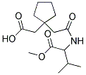 [1-(2-([1-(METHOXYCARBONYL)-2-METHYLPROPYL]AMINO)-2-OXOETHYL)CYCLOPENTYL]ACETIC ACID Struktur