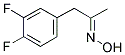 (3,4-DIFLUOROPHENYL)ACETONE OXIME Struktur