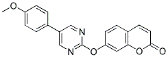7-([5-(4-METHOXYPHENYL)PYRIMIDIN-2-YL]OXY)-2H-CHROMEN-2-ONE Struktur