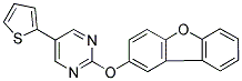 2-(DIBENZO[B,D]FURAN-2-YLOXY)-5-THIEN-2-YLPYRIMIDINE Struktur