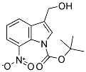 3-HYDROXYMETHYL-7-NITROINDOLE-1-CARBOXYLIC ACID TERT-BUTYL ESTER Struktur