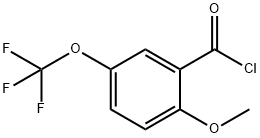 2-METHOXY-5-(TRIFLUOROMETHOXY)BENZOYL CHLORIDE Struktur
