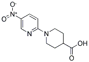 1-(5-NITRO-2-PYRIDINYL)-4-PIPERIDINECARBOXYLIC ACID Struktur