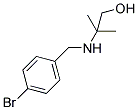 2-((4-BROMOBENZYL)AMINO)-2-METHYLPROPAN-1-OL Struktur