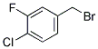 4-CHLORO-3-FLUOROBENZYL BROMIDE Struktur