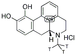 R(-) APOMORPHINE HCL, [N-METHYL-3H] Struktur