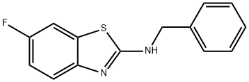 N-BENZYL-6-FLUORO-1,3-BENZOTHIAZOL-2-AMINE Struktur