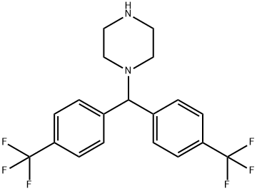 1-(BIS[4-(TRIFLUOROMETHYL)PHENYL]METHYL)PIPERAZINE price.