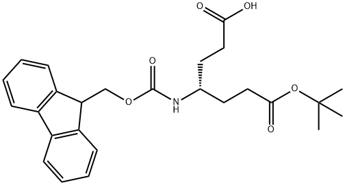 (R)-FMOC-4-AMINO-PIMELIC ACID 1-TERT-BUTYL ESTER Struktur