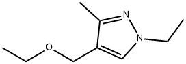 4-ETHOXYMETHYL-1-ETHYL-3-METHYL-1H-PYRAZOLE Struktur