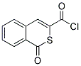 1-OXO-1H-ISOTHIOCHROMENE-3-CARBONYL CHLORIDE Struktur