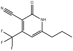 2-HYDROXY-6-PROPYL-4-(TRIFLUOROMETHYL)NICOTINONITRILE Struktur