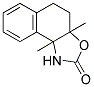 3A,9B-DIMETHYL-3A,4,5,9B-TETRAHYDRONAPHTHO[1,2-D][1,3]OXAZOL-2(1H)-ONE Struktur