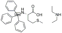 N-ALPHA-TRITYL-L-METHIONINE DIETHYLAMINE Struktur