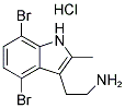 2-(4,7-DIBROMO-2-METHYL-1H-INDOL-3-YL)ETHANAMINE HYDROCHLORIDE price.