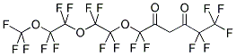 OCTADECAFLUORO-7,10,13-TRI-OXA-3,5-TETRADECANEDIONE Struktur