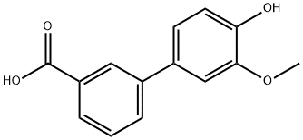 4-HYDROXY-3'-METHOXY-BIPHENYL-3-CARBOXYLIC ACID Struktur