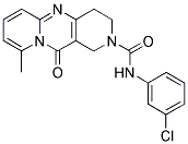 N-(3-CHLOROPHENYL)-9-METHYL-11-OXO-4,11-DIHYDRO-1H-DIPYRIDO[1,2-A:4',3'-D]PYRIMIDINE-2(3H)-CARBOXAMIDE Struktur