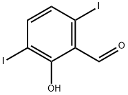2-HYDROXY-3,6-DIIODOBENZALDEHYDE Struktur