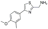 [4-(4-METHOXY-3-METHYLPHENYL)-1,3-THIAZOL-2-YL]METHANAMINE Struktur