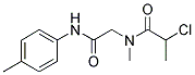 2-CHLORO-N-METHYL-N-[2-[(4-METHYLPHENYL)AMINO]-2-OXOETHYL]PROPANAMIDE Struktur