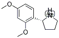 (R)-2-(2,4-DIMETHOXYPHENYL)PYRROLIDINE Struktur