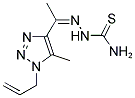 (1Z)-1-(1-ALLYL-5-METHYL-1H-1,2,3-TRIAZOL-4-YL)ETHAN-1-ONE THIOSEMICARBAZONE Struktur