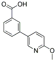3-(6-METHOXY-3-PYRIDINYL)BENZOIC ACID Struktur