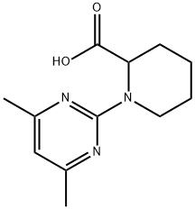 1-(4,6-DIMETHYLPYRIMIDIN-2-YL)PIPERIDINE-2-CARBOXYLIC ACID Struktur