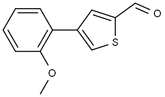 4-(2-METHOXYPHENYL)-2-THIOPHENECARBALDEHYDE Struktur