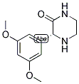 (R)-3-(3,5-DIMETHOXY-PHENYL)-PIPERAZIN-2-ONE Structure