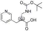 (R)-3-TERT-BUTOXYCARBONYLAMINO-2-PYRIDIN-3-YLMETHYL-PROPIONIC ACID Structure