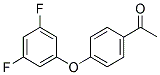 1-[4-(3,5-DIFLUORO-PHENOXY)-PHENYL]-ETHANONE Struktur