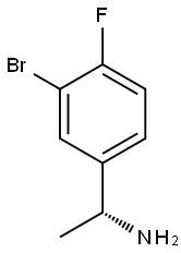 (R)-1-(3-BROMO-4-FLUOROPHENYL)ETHANAMINE Struktur